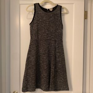 J Crew Factory - Size 4 - Black & White Tweed Dress